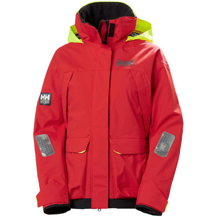 Helly Hansen Frauen Pier Coastal Pier 2024 Segeljacke & Latzhosen-Kombi-Set 3417733961 - Rot / Black